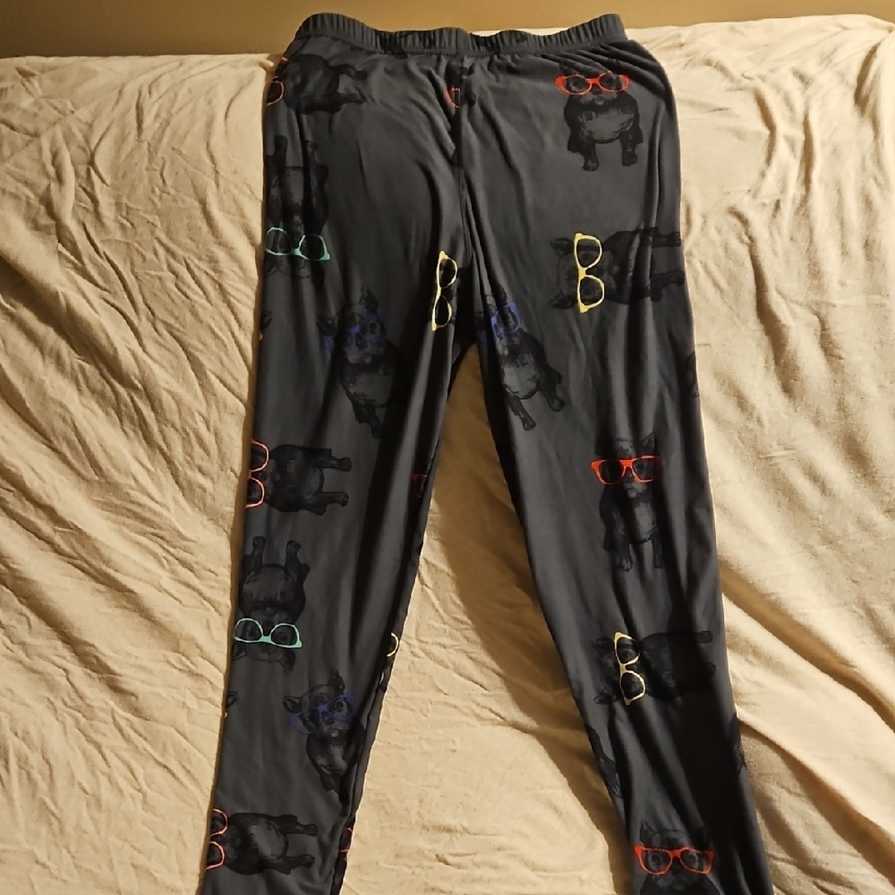 Frenchies W/ Sunglasses Leggings Depot with Tapered Leg NWOT🔥 CLEARANCE